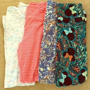 LuLaRoe 4 Pairs Leggings OS